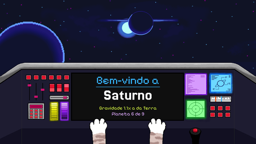 Tela de transição - Saturno